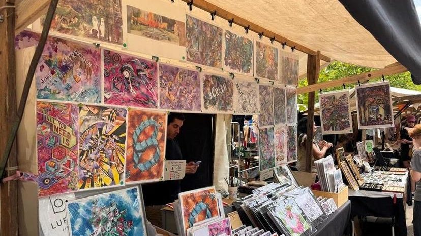 Flea markt in Berlin