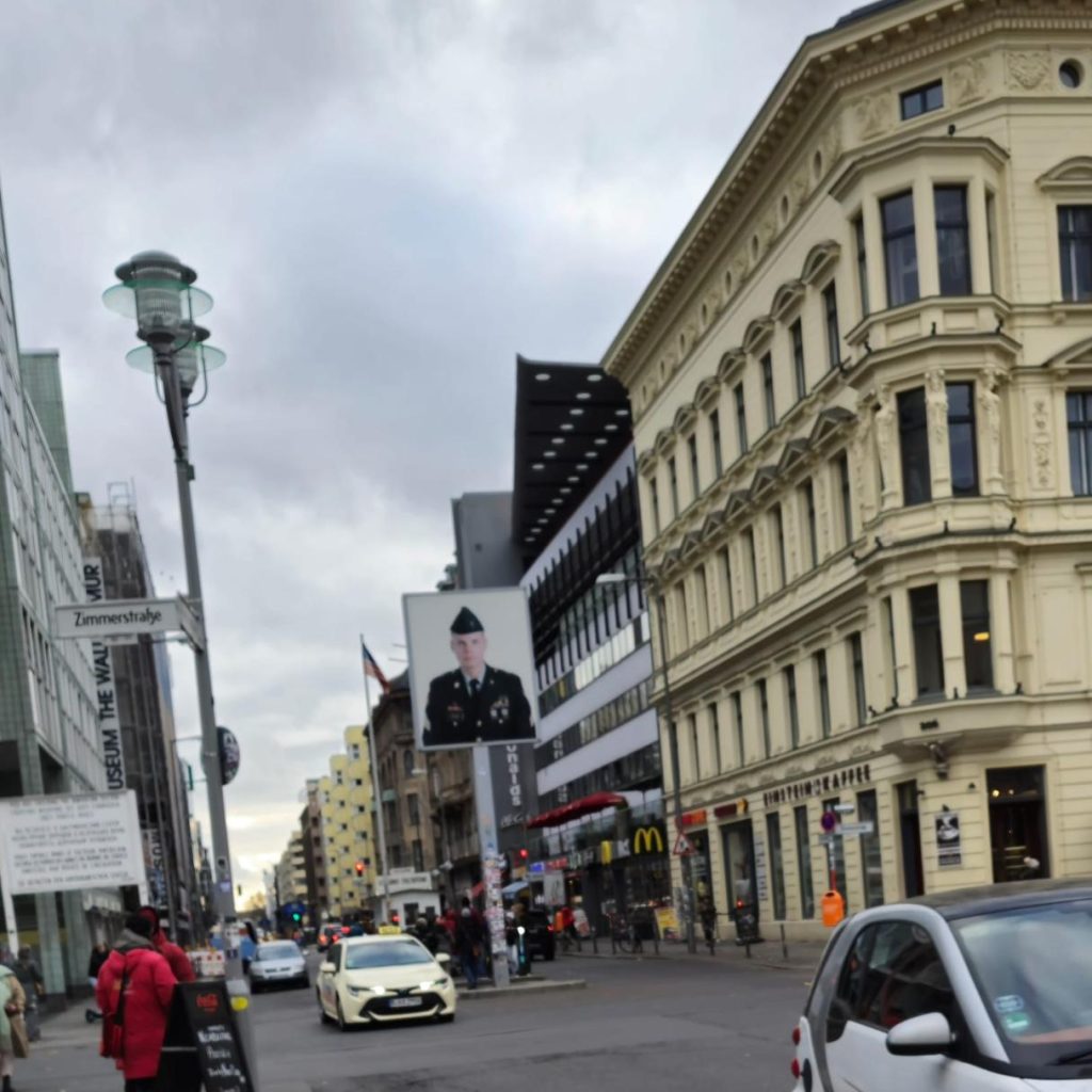 Checkpoint Charlie during the day light