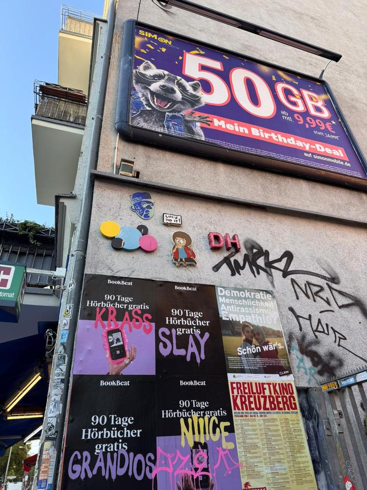 "Lucy did it"- El Bocho street art in East Berlin (Friedrichshain)