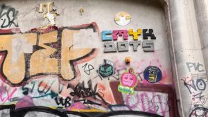 CMYK art in Schöneberg- not just dots